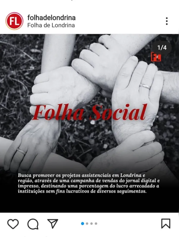 Imagem ilustrativa da imagem FOLHA NAS REDES- Merece toda nossa atenção!