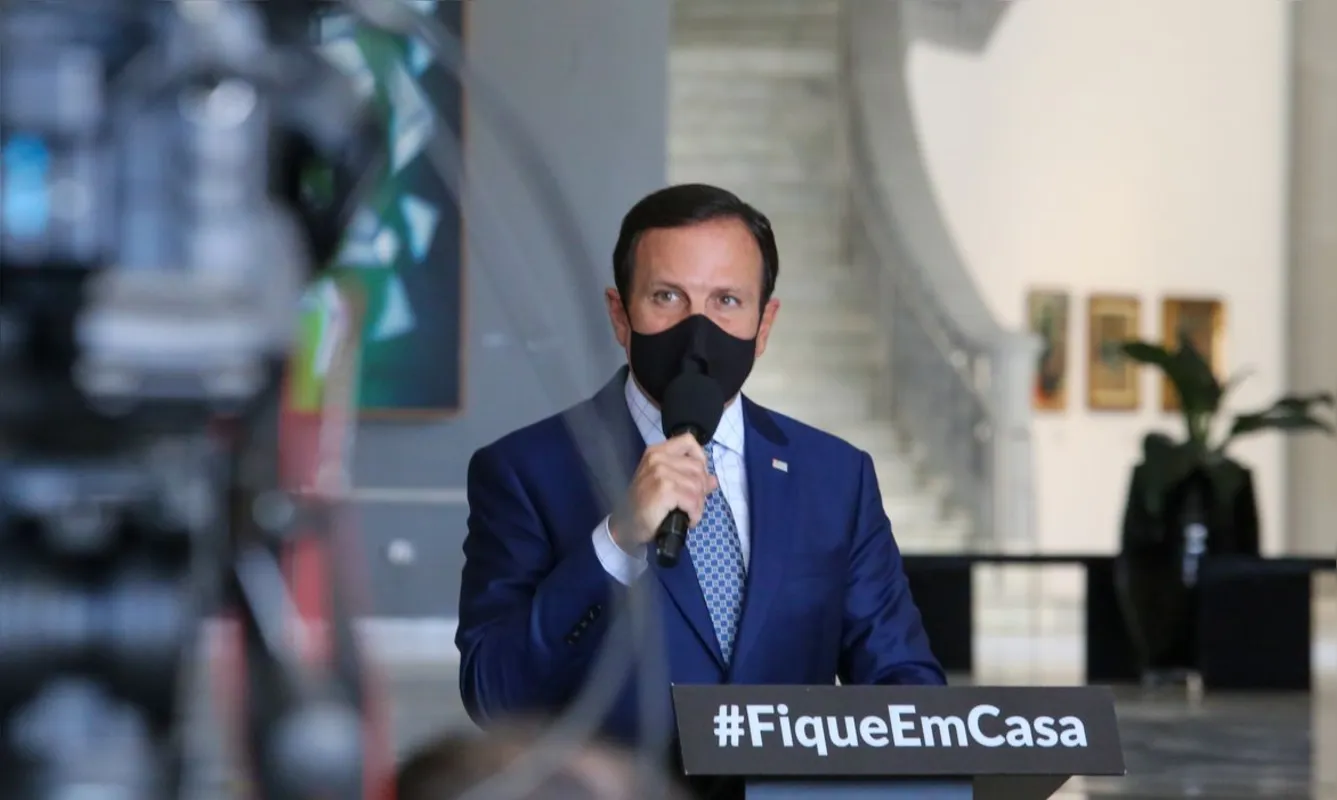 Imagem ilustrativa da imagem Governador João Doria é diagnosticado com Covid-19 pela segunda vez