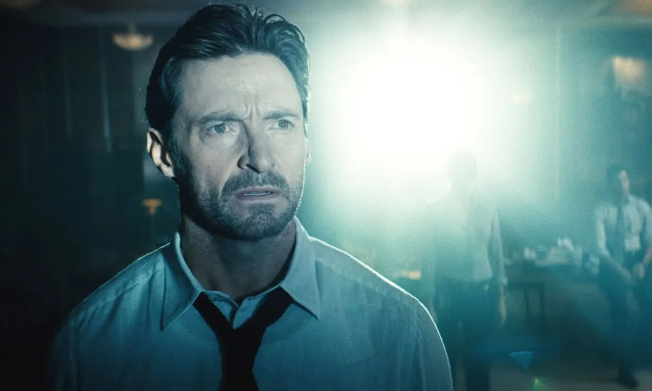 Imagem ilustrativa da imagem Hugh Jackman volta aos cinemas como um investigador em um futuro distópico