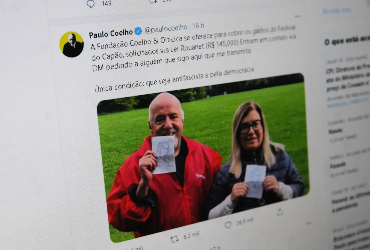 Imagem ilustrativa da imagem Nova variante na Copa América, Emmys 2021 e Paulo Coelho antifacista