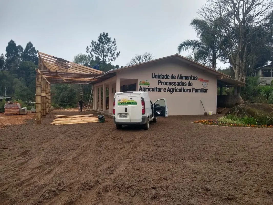 Unidade de Alimentos Minimamente Processados da Copasol Sul, inaugurada em 2019