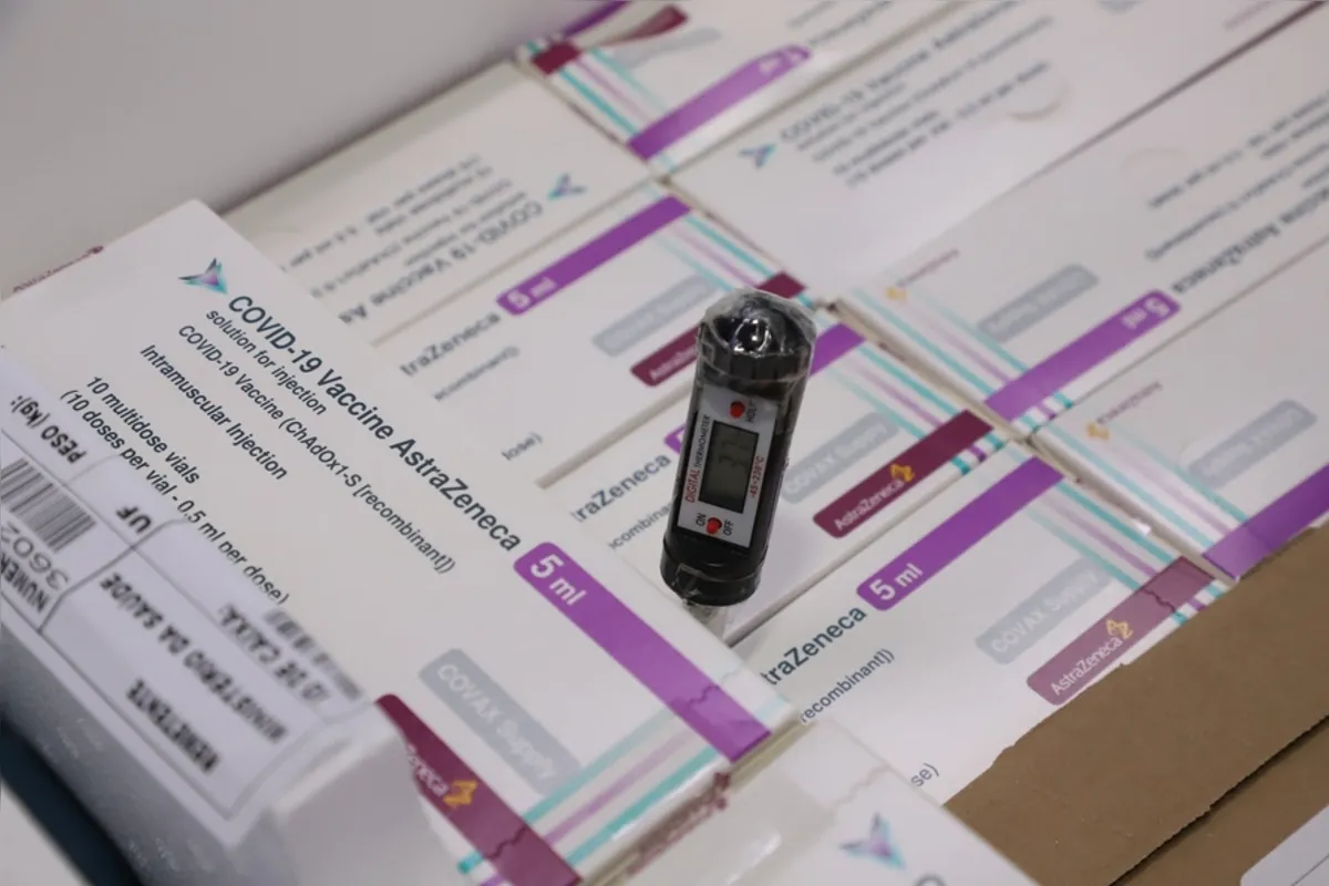 São 52.800 doses da Covishield/AstraZeneca.