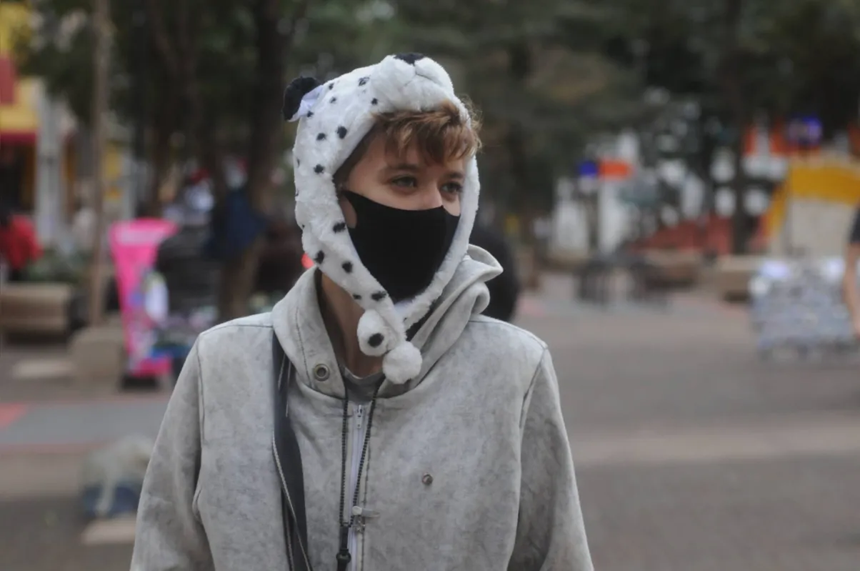 Em Londrina, é esperada mínima  de 1º nesta segunda-feira (19) e a máxima prevista é de 18ºC