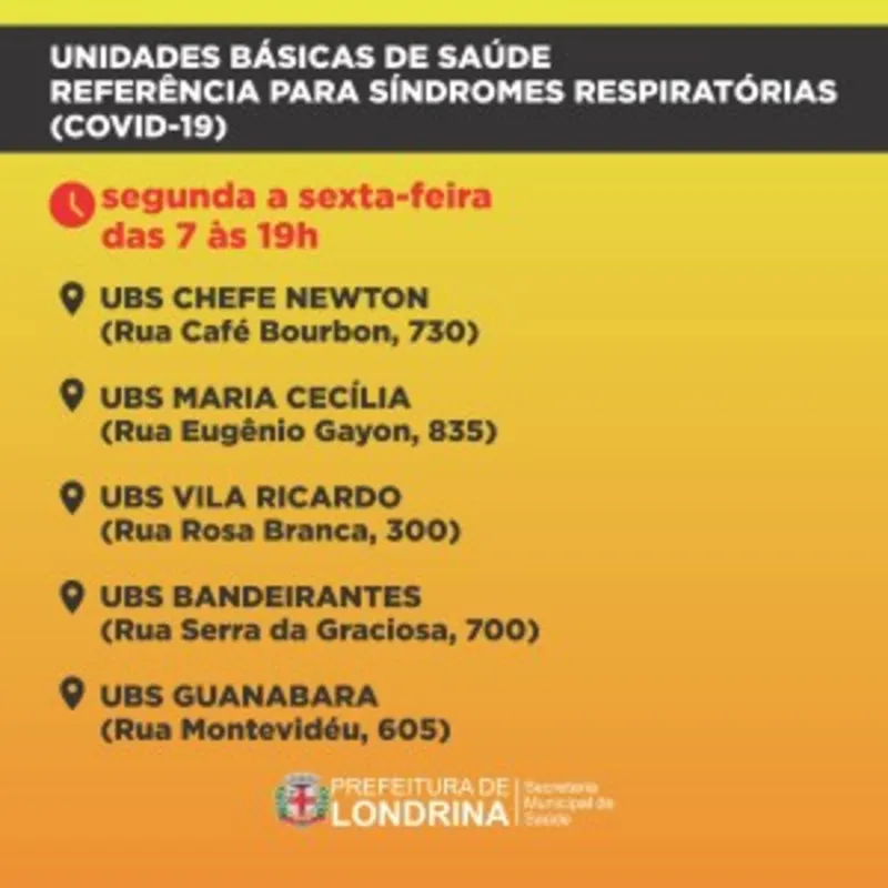 Imagem ilustrativa da imagem Quatro UBSs de Londrina voltam ao atendimento normal