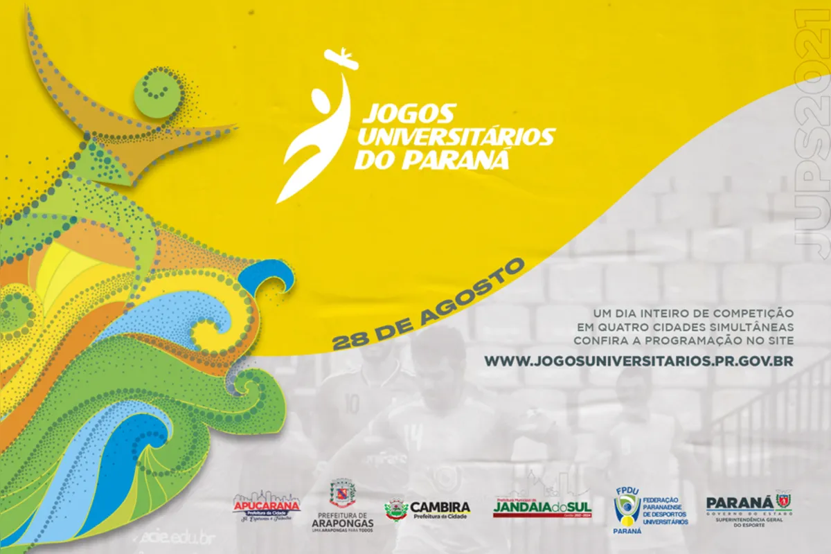 Imagem ilustrativa da imagem Região norte sedia Jogos Universitários do Paraná neste sábado (28)