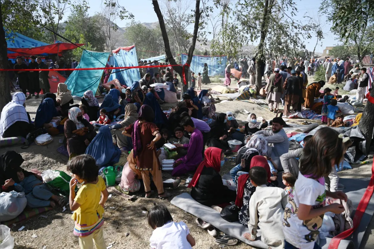 Avanço do Taleban tem desalojado famílias afegãs