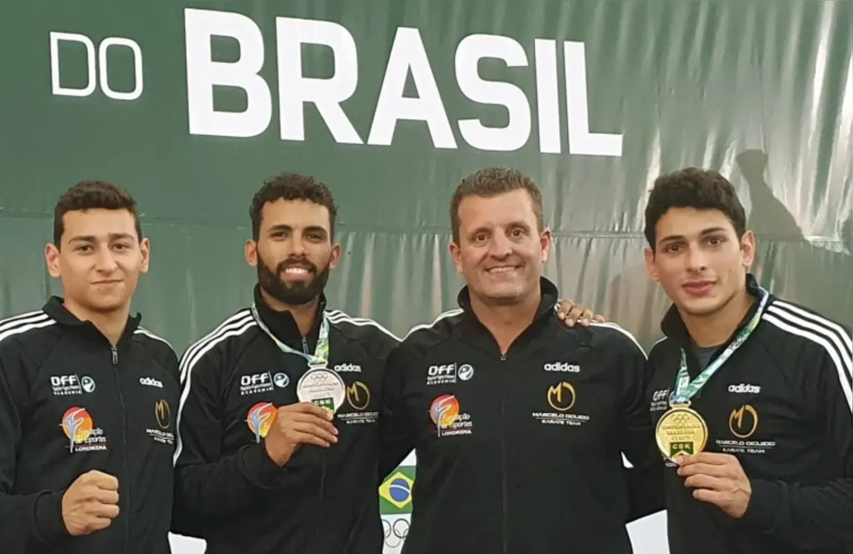 Os caratecas vão representar o país em torneios internacionais, e um dos treinadores é o presidente da FEL, Marcelo Oguido.