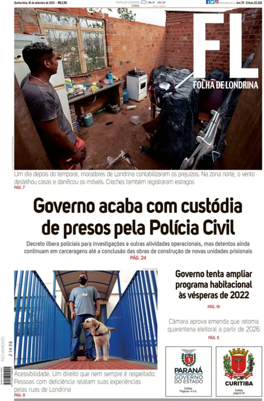 Imagem ilustrativa da imagem Capa 16/09/2021