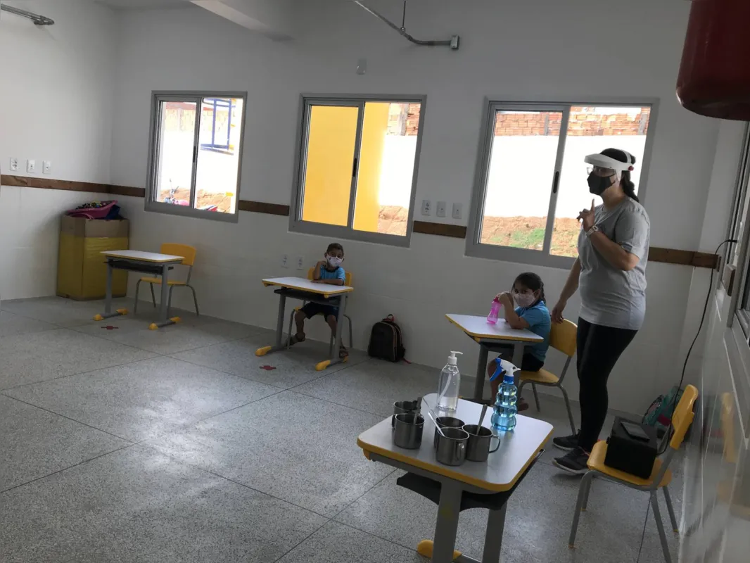Imagem ilustrativa da imagem Crianças já estão frequentando a creche do Nova Esperança