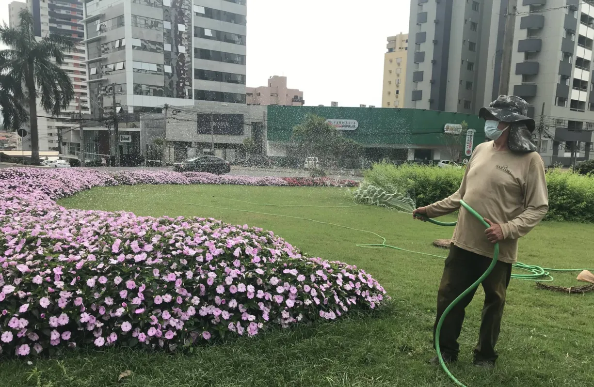Imagem ilustrativa da imagem O jardineiro das rotatórias de Londrina