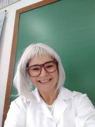 Vania Rigoti Almeida , a Dra. Operação nas aulas de Matemática