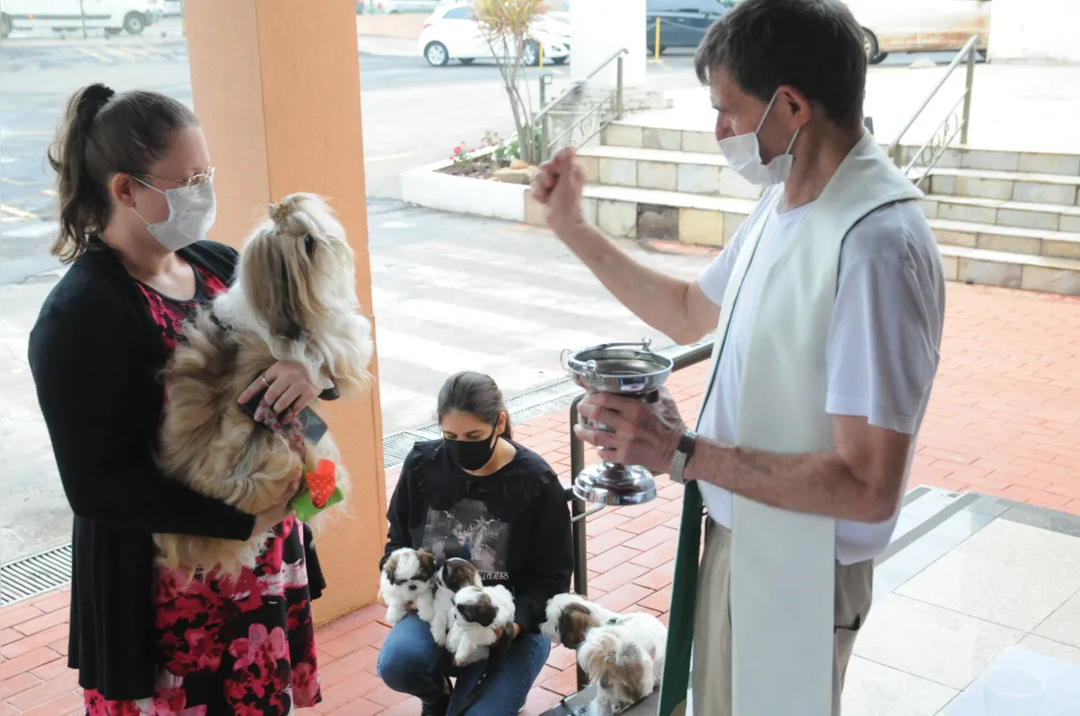 Imagem ilustrativa da imagem Animais são abençoados em Londrina no dia de São Francisco de Assis