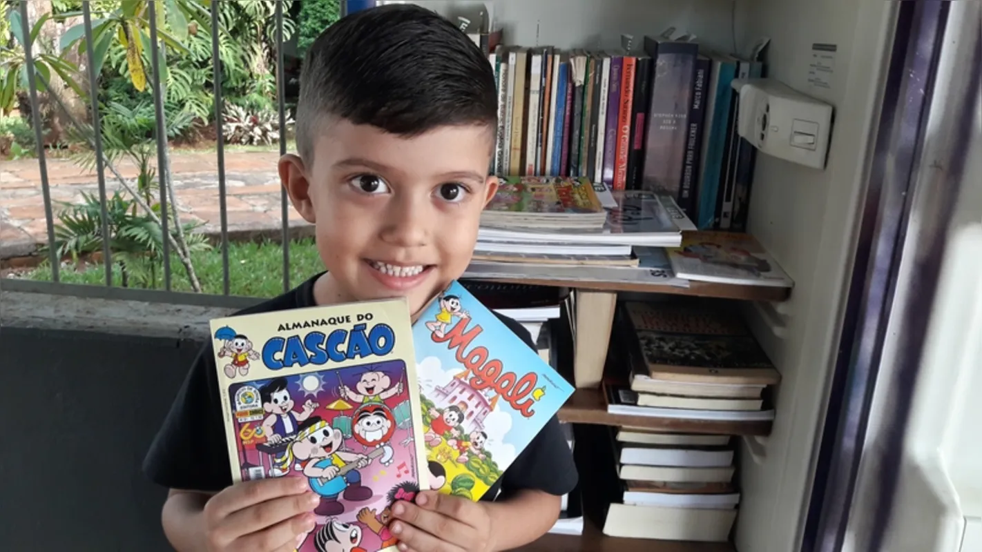 Literatura para todas as idades estão nas gelatecas de Tamarana onde são encontrados também gibis