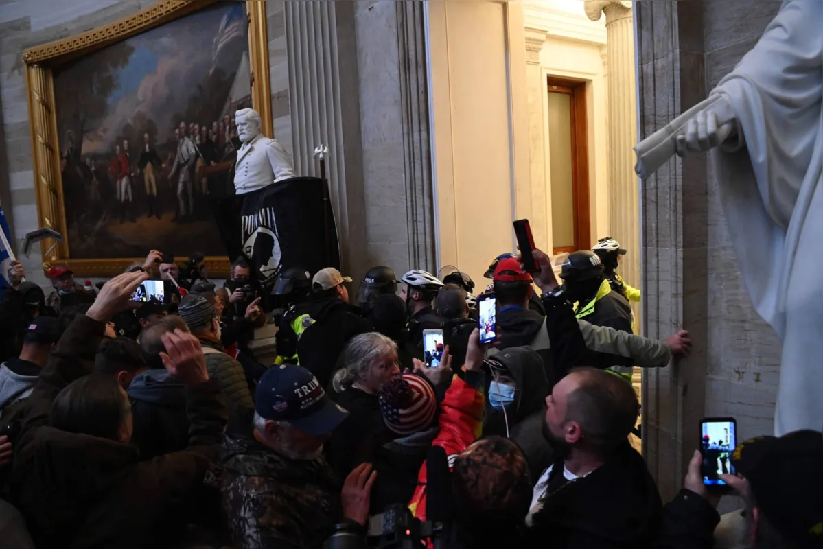 Partidários de Trump atacaram o Capitólio no dia 6 de janeiro deste ano
