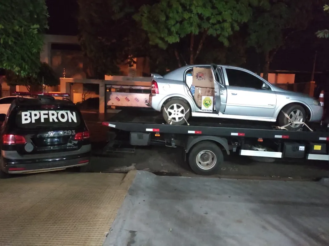 Na madrugada de sábado (9), policiais militares do Bpfron (Batalhão de Polícia de Fronteira) apreenderam cerca de 1.750 pacotes de cigarros contrabandeados  em Umuarama.