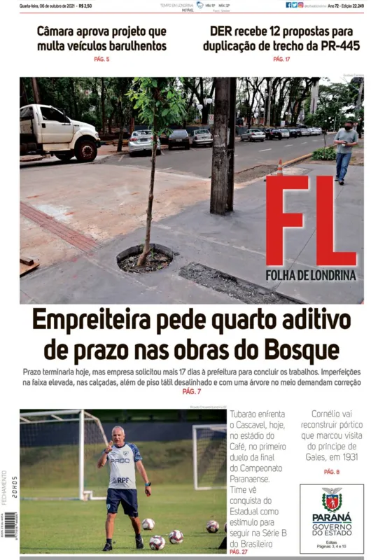 Imagem ilustrativa da imagem Capa 06/10/2021