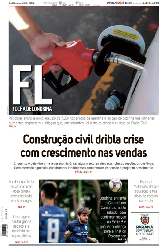 Imagem ilustrativa da imagem Capa 09/10/2021