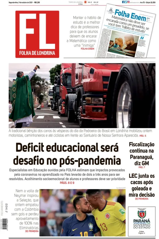 Imagem ilustrativa da imagem Capa 11/10/2021