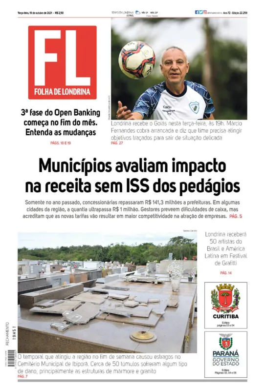 Imagem ilustrativa da imagem Capa 19/10/2021