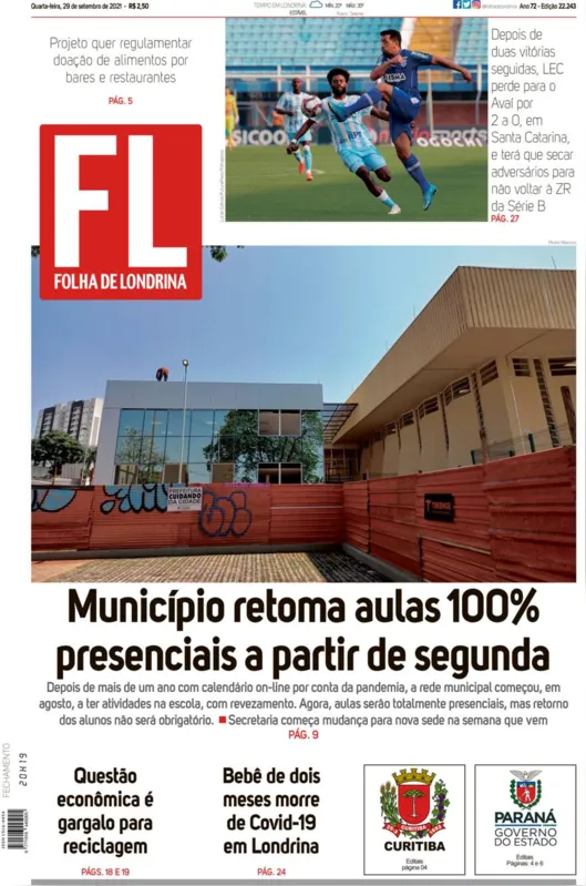 Imagem ilustrativa da imagem Capa 29/09/2021
