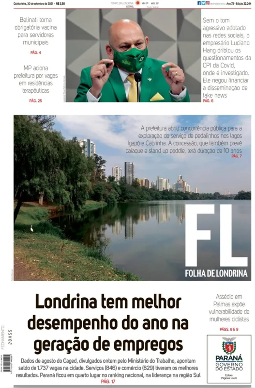 Imagem ilustrativa da imagem Capa 30/09/2021