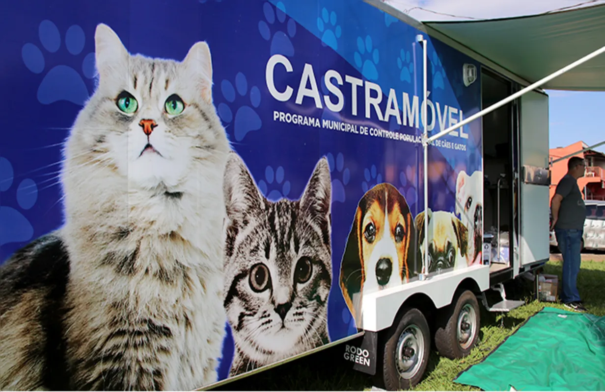 Imagem ilustrativa da imagem Castramóvel de Londrina atende 50 animais por dia