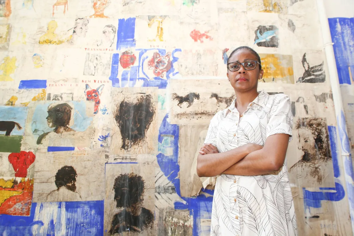 A professora Elke Coelho  chegou a Londrina 11 anos atrás para estudar artes visuais:  “Ainda hoje a UEL me deixa encantada”