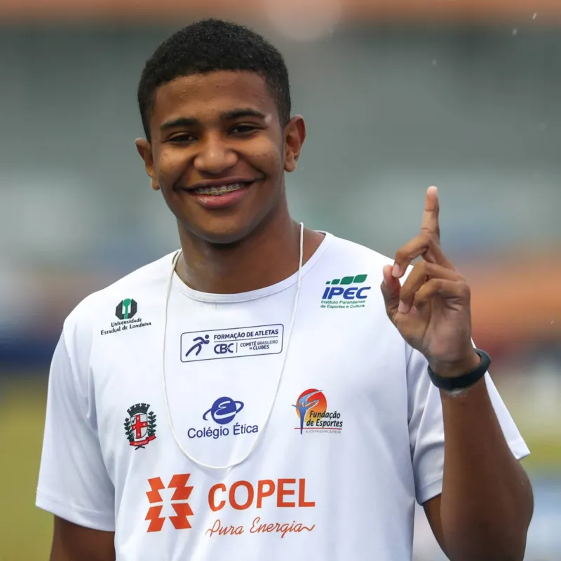 Alberto Santos conquistou duas medalhas no Brasileiro Sub-16
