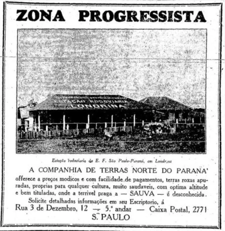 O historiador Edson Holtz Leme ressalta que a CTNP (Companhia de Terras Norte do Paraná) colocava em seus panfletos que os lotes não possuíam saúvas, mas para ele isso não foi um argumento decisivo para atrair compradores. 