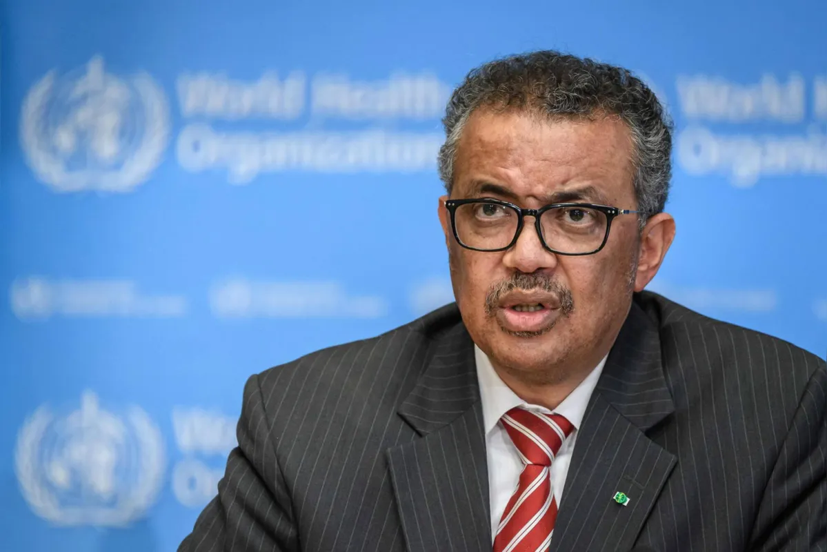 "A concentração nas mãos de alguns países e empresas levou a uma catástrofe global", afirmou Tedros Ghebreyesus