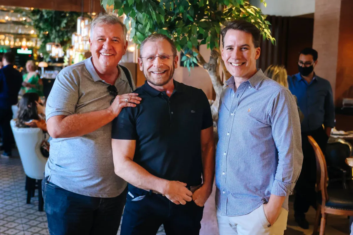 Marcelo Melhado, Beto Maran e Ricardo Grangera