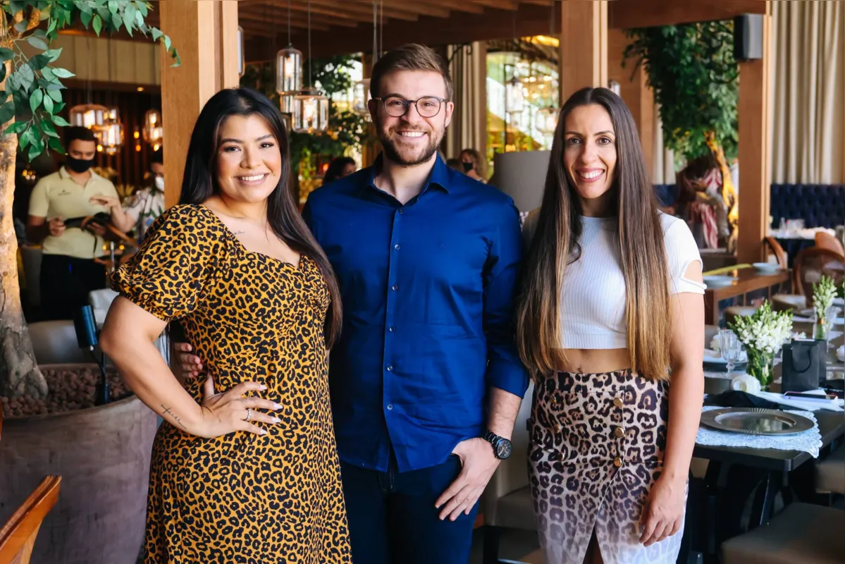 Ana Mansur, Diogo Vidotto e Juliana Inácio