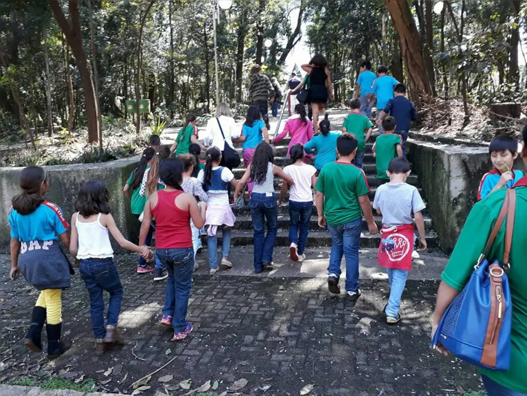 Alunos da área rural em visita de estudo a Londrina