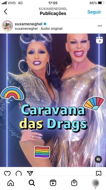 Imagem ilustrativa da imagem Xuxa e a caravana das drags, apagão das redes sociais e um museu subaquático