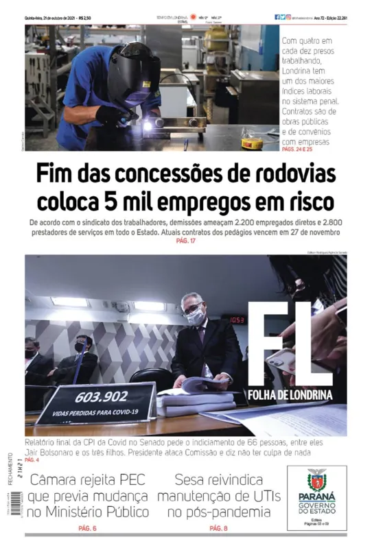 Imagem ilustrativa da imagem Capa 21/10/2021