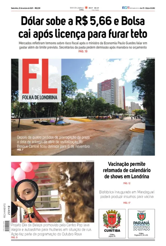 Imagem ilustrativa da imagem Capa 22/10/2021