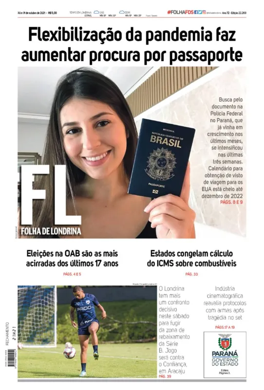 Imagem ilustrativa da imagem Capa 30/10/2021
