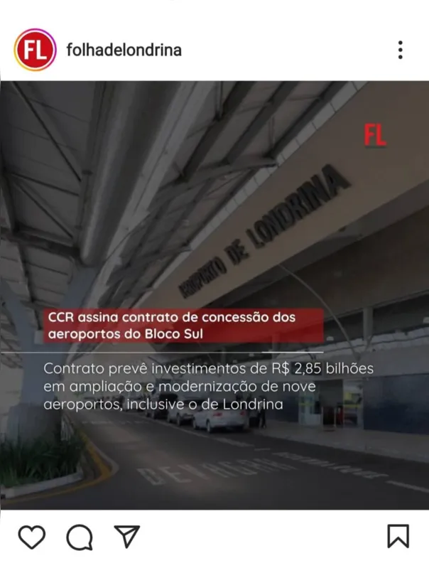 Imagem ilustrativa da imagem FOLHA NAS REDES - Esse aeroporto precisa de melhorias