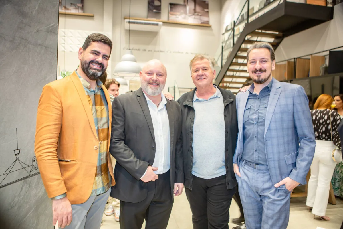 Ricardo Makhoul, Caco Piacenti, Marcelo Melhado e Alessandro Cavalcanti