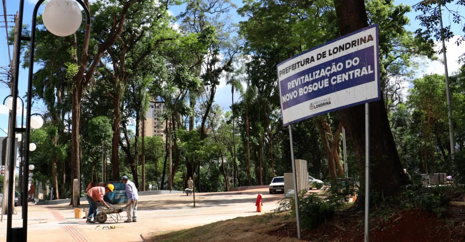 Imagem ilustrativa da imagem Revitalização do Bosque de Londrina deve ser concluída em 6 de novembro