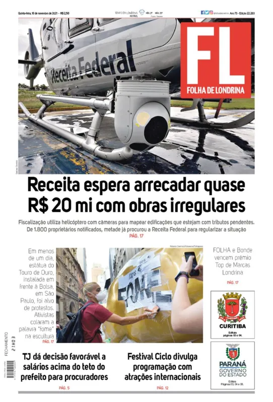Imagem ilustrativa da imagem Capa 18/11/2021