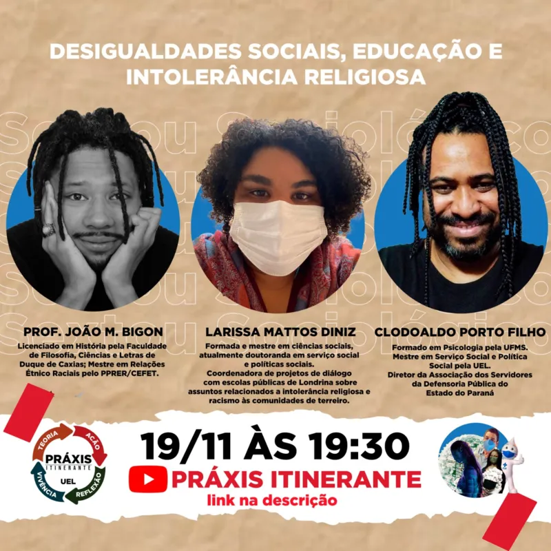 Imagem ilustrativa da imagem Projeto Sextou Sociológico promove debate virtual nesta sexta-feira (19)