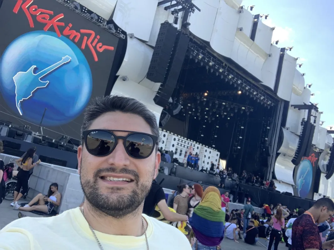 Danilo Silva Costa vai ao Rock in Rio pela terceira vez: "O evento é único"