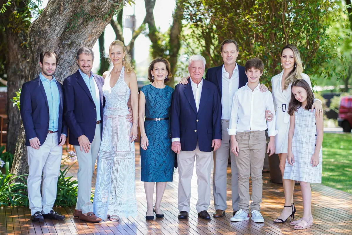 Pedro Turquino, Wilton Machado, Andréa, Wilma, Tito, Alexandre, Lorenzo, Helena e Luly Turquino