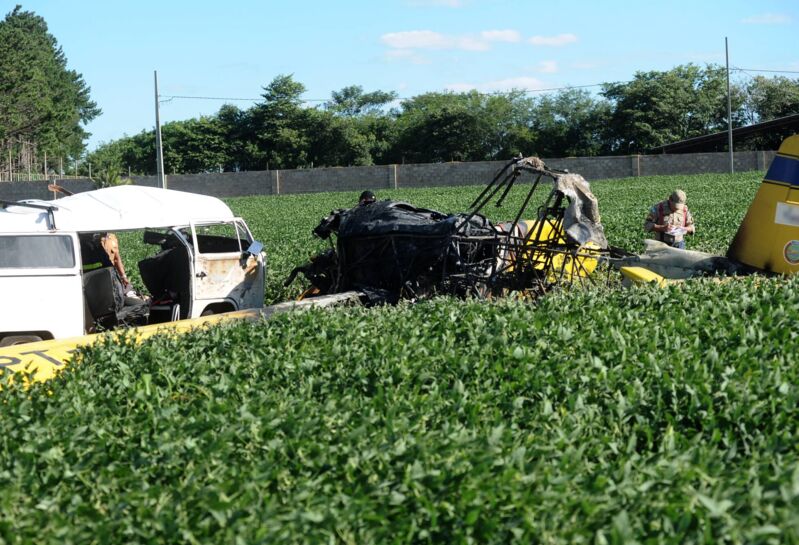 Em 2016, um monomotor atingiu uma Kombi que passava pela rodovia Carlos João Strass, no distrito da Warta: ocorrência provocou a morte de seis trabalhadores rurais 