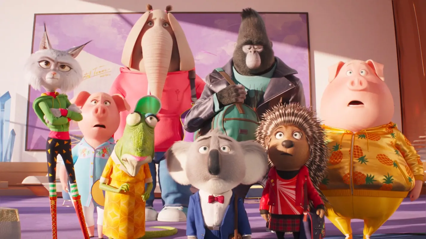 Imagem ilustrativa da imagem A animação musical, 'Sing 2', está de volta aos cinemas em uma nova aventura