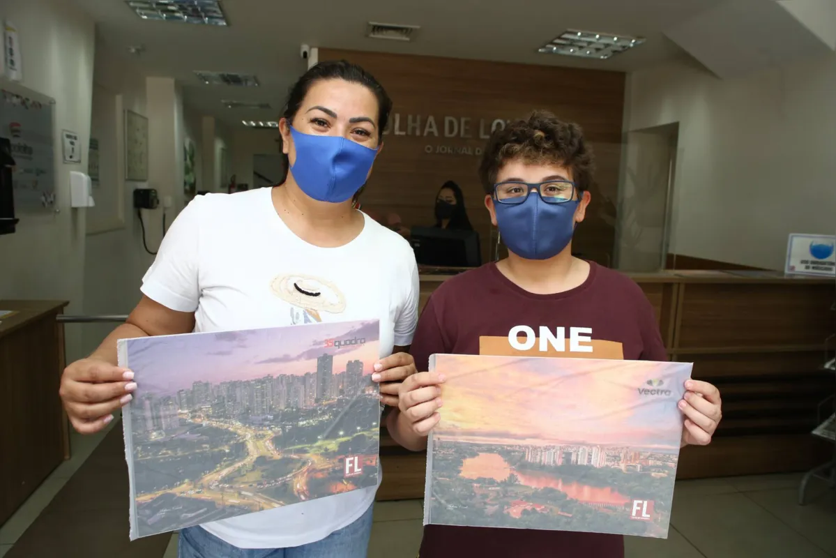 Suzana Bueno e Pedro Machado: mãe e filho participaram do jogo