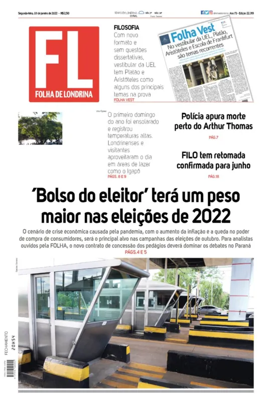 Imagem ilustrativa da imagem Capa 03/01/2022
