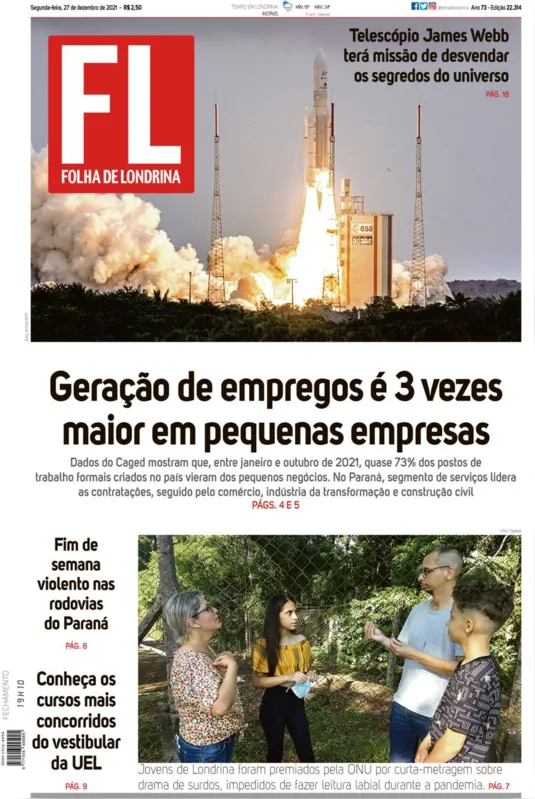 Imagem ilustrativa da imagem Capa 27/12/2021