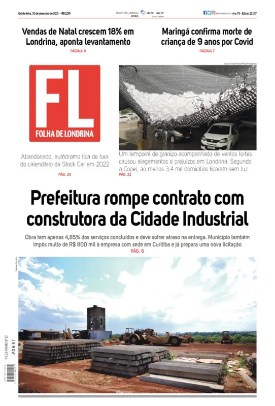 Imagem ilustrativa da imagem Capa 30/12/2021